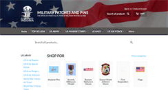 Desktop Screenshot of militarypatchesandpins.com